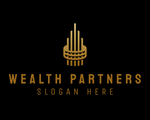 Gold Tower Building logo design