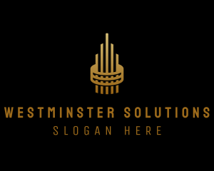 Gold Tower Building logo design