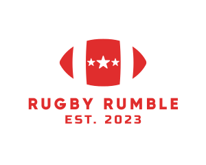 Rugby - Varsity Star American Football logo design