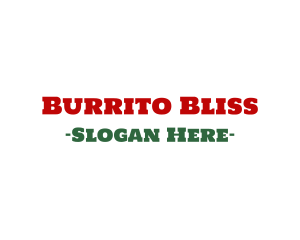 Burrito - Mexican Traditional Brand logo design