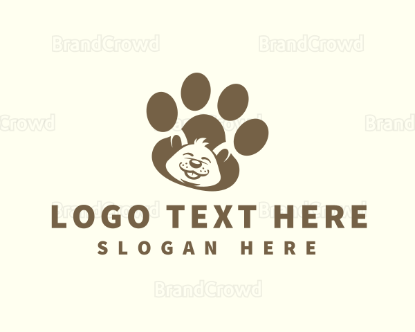 Puppy Dog Paw Logo