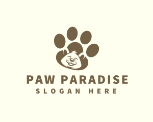Paw - Puppy Dog Paw logo design