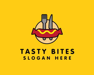 Meal - Hot Dog Sausage Meal logo design