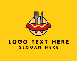 Meal - Hot Dog Sausage Meal logo design