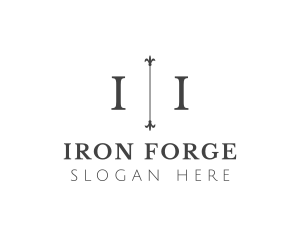 Wrought Iron Luxury logo design