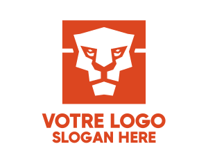 Wild Lion Cube Logo