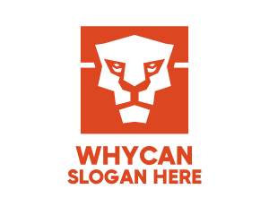 Wild Lion Cube Logo