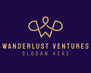 Luxury Boutique Letter W logo design