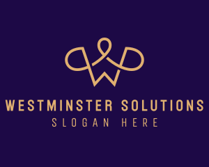 Luxury Boutique Letter W logo design