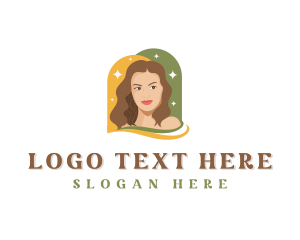 Portrait - Woman Beauty Salon logo design