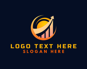 Investment - Investment Stocks Graph logo design