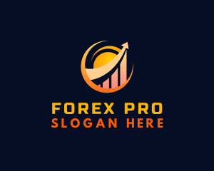 Forex - Finance Stocks Graph logo design