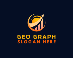 Finance Stocks Graph logo design