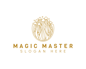 Mushroom Magic Fungi logo design