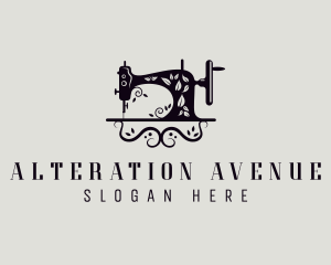 Sewing Machine Tailoring logo design