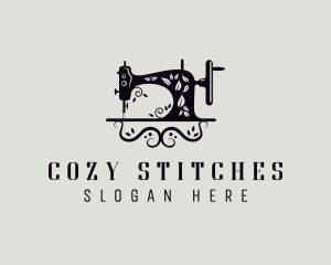 Sewing Machine Tailoring logo design