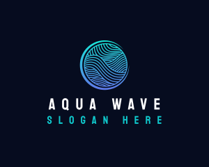 Water Wave  Resort logo design