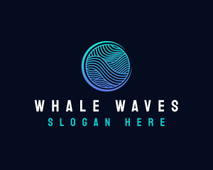 Water Wave  Resort logo design