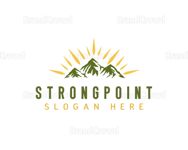 Mountain Outdoor Destination Logo