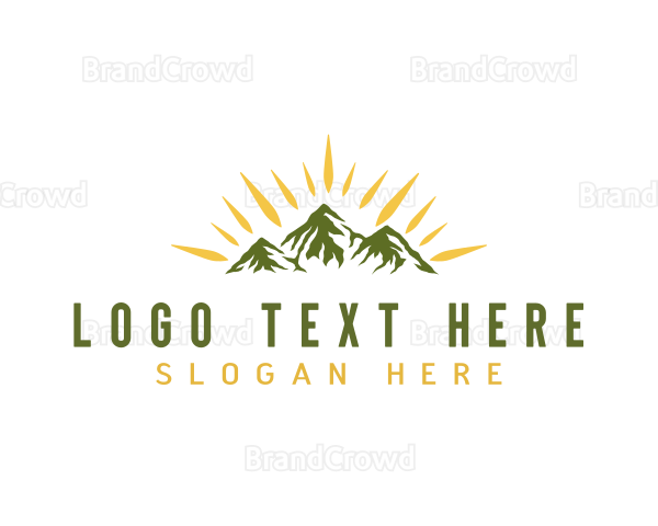 Mountain Outdoor Destination Logo