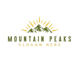 Himalayas - Mountain Outdoor Destination logo design