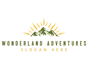 Mountain Outdoor Destination logo design