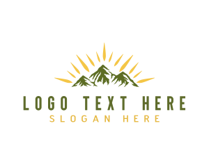 Mountain Outdoor Destination Logo