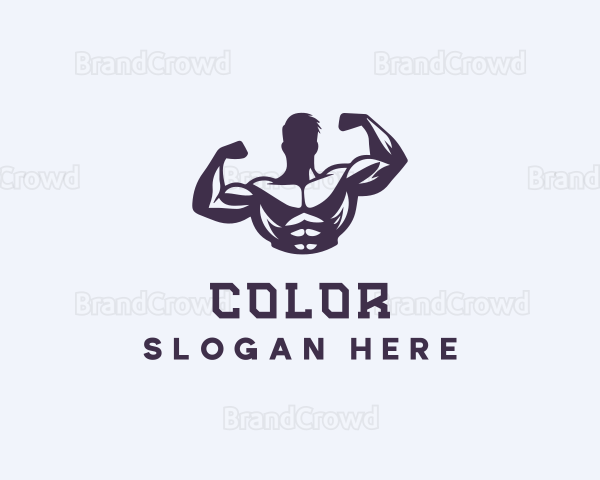 Gym Bodybuilding Trainer Logo