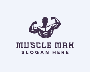 Bodybuilding - Gym Bodybuilding Trainer logo design
