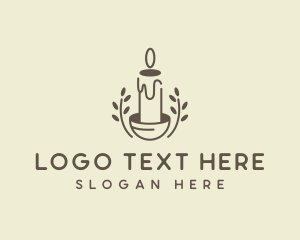 Soy - Aromatic Wax Candle logo design