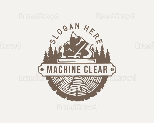 Lumberjack Wood Planer Logo