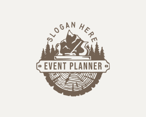 Lumberjack Wood Planer logo design