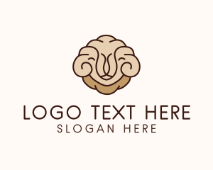 Shearing - Happy Sheep Wool logo design