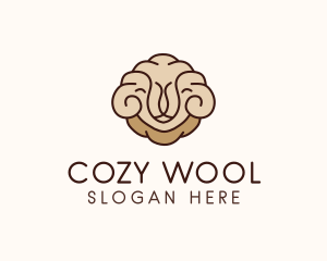 Wool - Happy Sheep Wool logo design