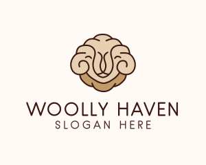 Sheep - Happy Sheep Wool logo design