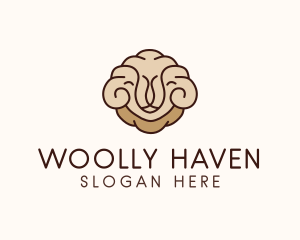 Happy Sheep Wool logo design