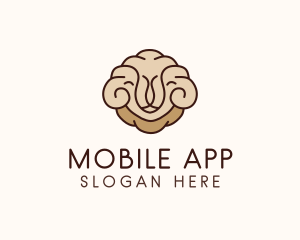 Sheep - Happy Sheep Wool logo design