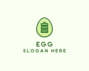 Charging Power Egg logo design