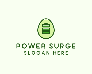 Charge - Charging Power Egg logo design