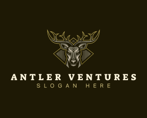 Antler - Antler Deer Buck logo design