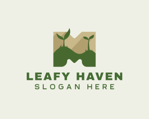 Leaves - Planting Leaves Eco logo design