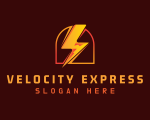 Speed - Speed Lightning Bolt logo design