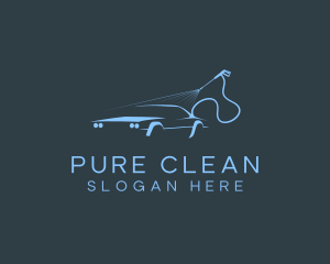 Cleaning Water Car Wash logo design