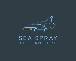 Cleaning Water Car Wash logo design