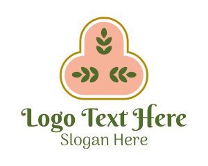 Bohemian Plant Leaves logo design