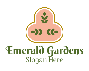 Bohemian Plant Leaves logo design