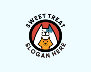 Cat Dog Shelter logo design