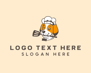 Spatula - Puppy Dog Chef logo design