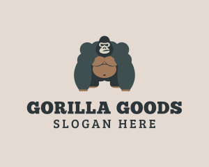Gorilla - Mad Monkey Gorilla logo design