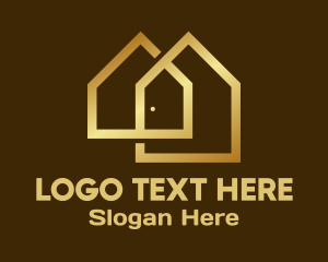 Residential - Golden Housing Residence logo design